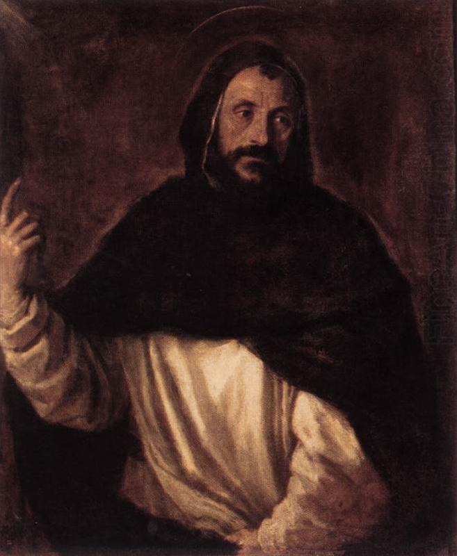 St Dominic  st, TIZIANO Vecellio